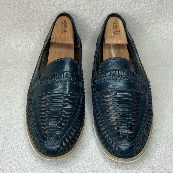 Dune London Leather Huaraches Sandals Men’s 12 Navy Blue Casual Shoes Summer main image 11